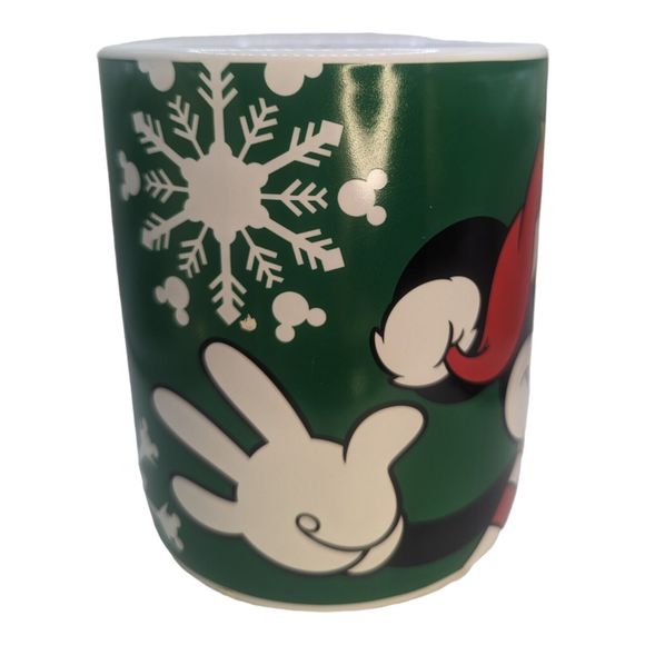 Christmas Mickey Mouse Coffee Mug Ceramic 24oz Disney Oversized Soup Cocoa - Picture 2 of 8